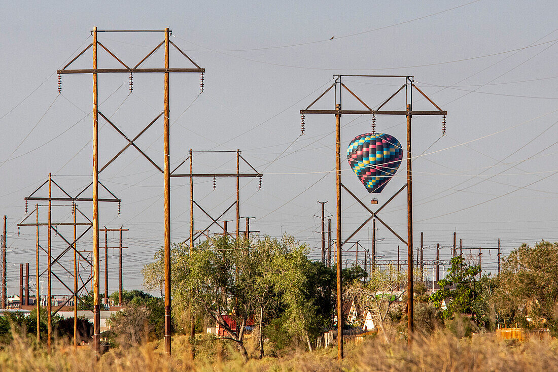 Hot air balloon crash, New Mexico, USA