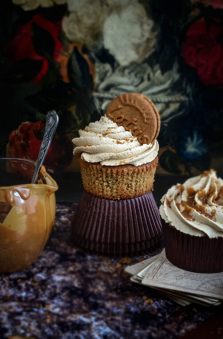 Biscoff Karamell-Cupcakes