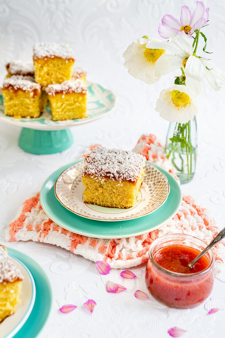 Marmelade-Kokos-Kuchen