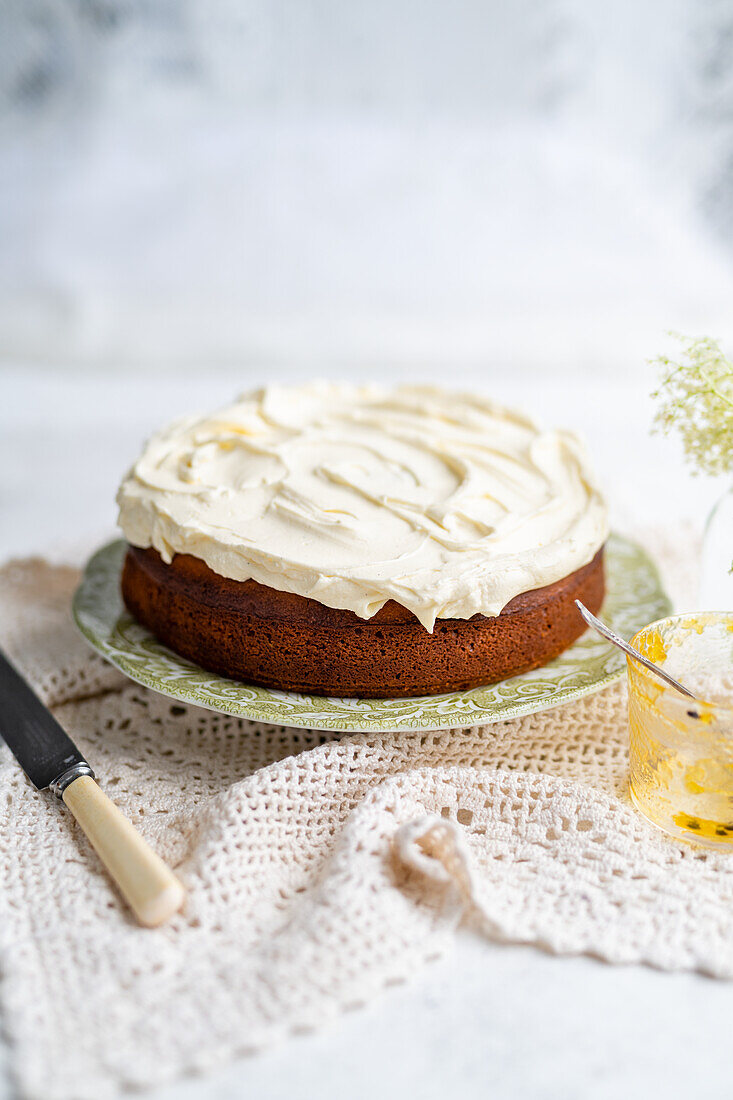 Joghurtkuchen mit Frosting