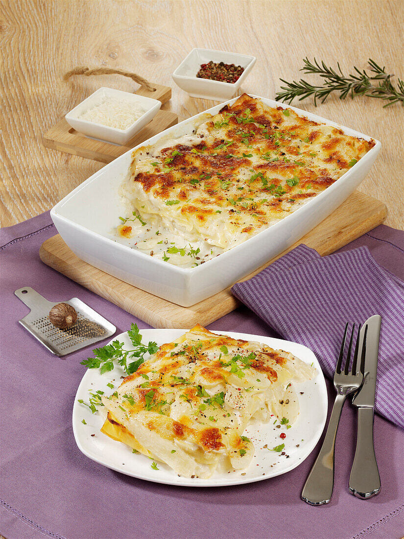 Spargel-Lasagne