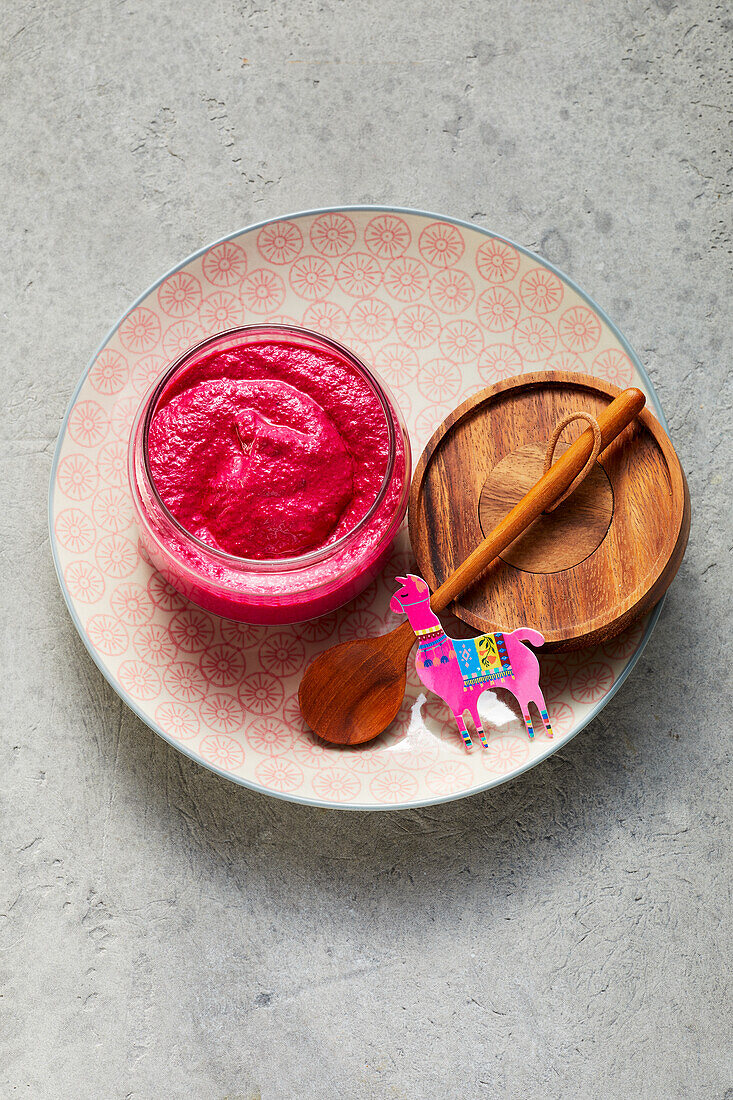 Beetroot spread with cream cheese (sugar-free)