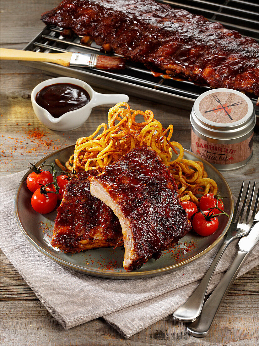 Marinierte Cola-Spareribs vom Grill