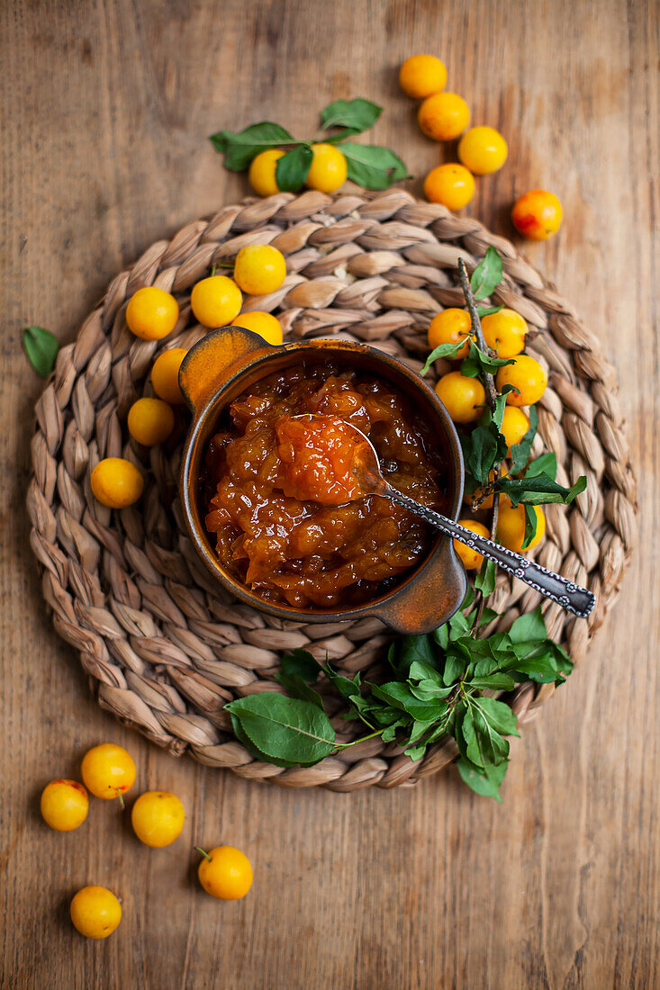 Mirabelle plum jam