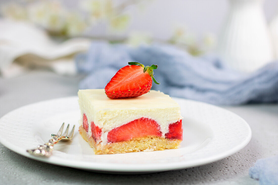 Erdbeer-Mousse-Torte (Low Carb)