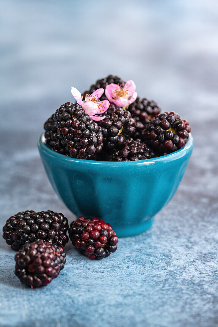 Fresh blackberries