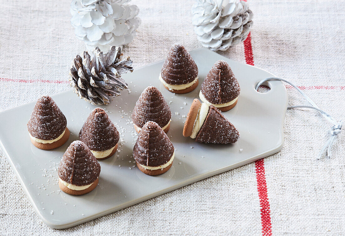 Weihnachtliche Bienenstock-Plätzchen