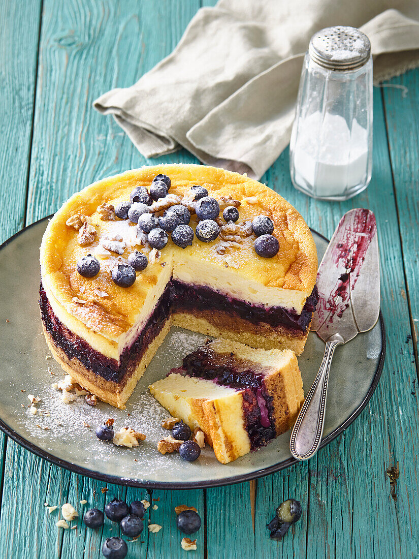 Blueberry Layer Cake