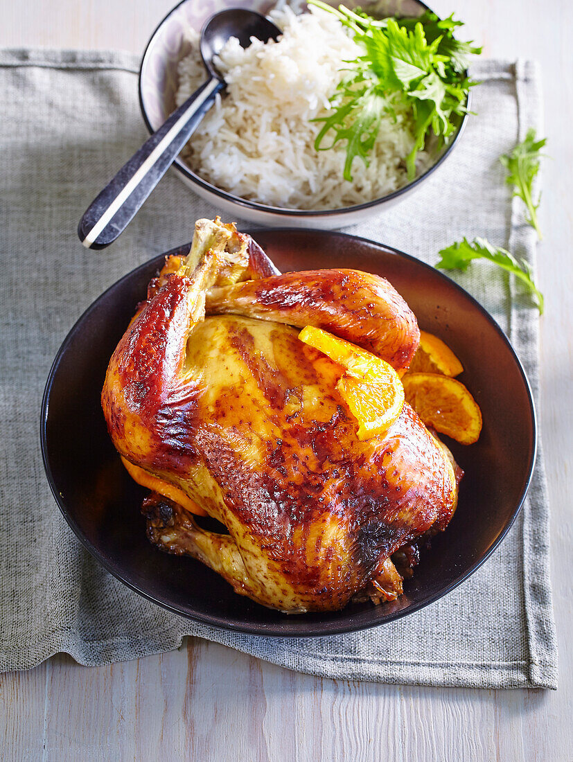 Peking Chicken with Rice