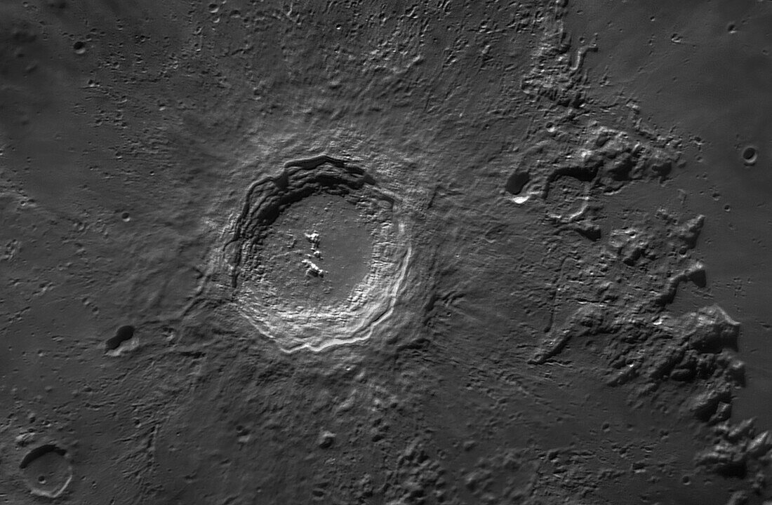 Copernicus crater on the Moon