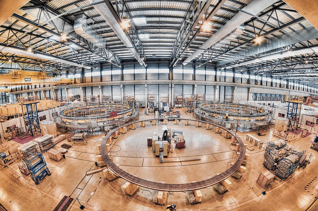 ITER fusion research reactor construction