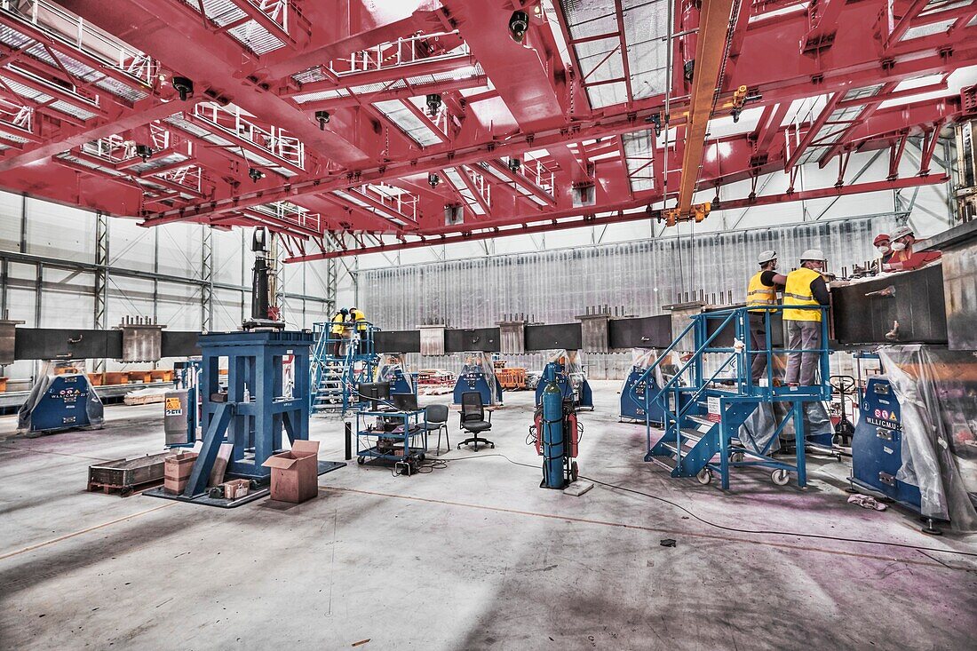 ITER fusion research reactor construction