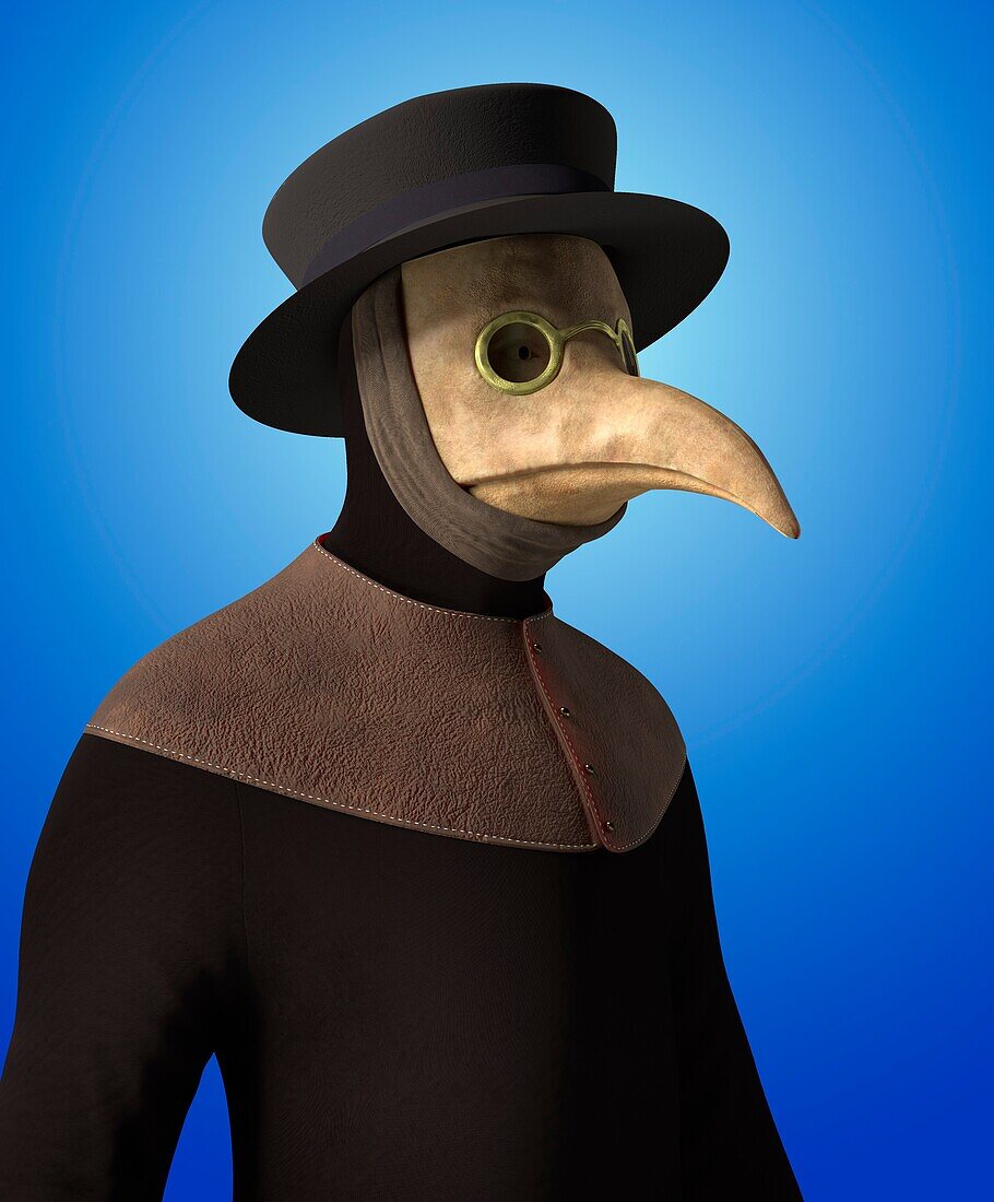 Plague doctor, illustration