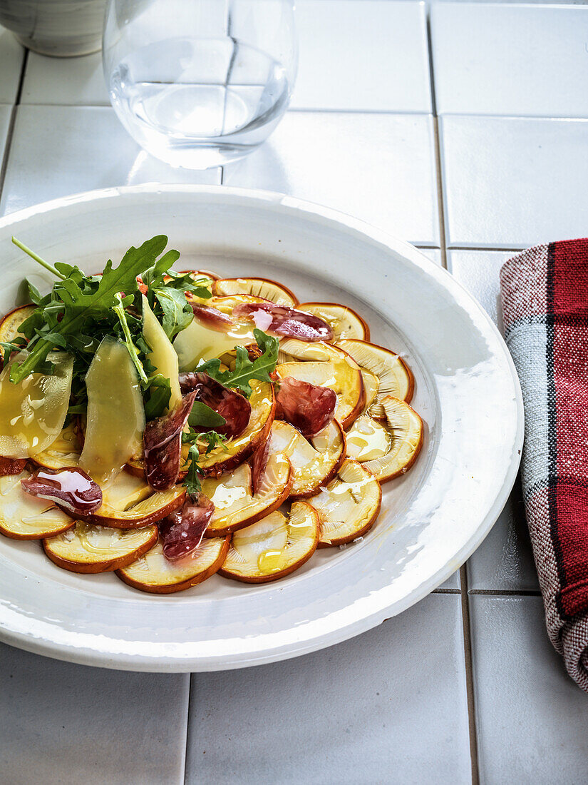 Mushroom carpaccio