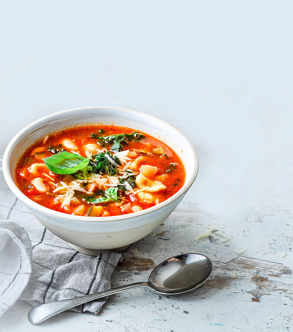Classic minestrone soup