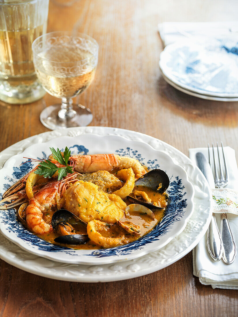 Zarzuela – Catalan dish with fish and seafood