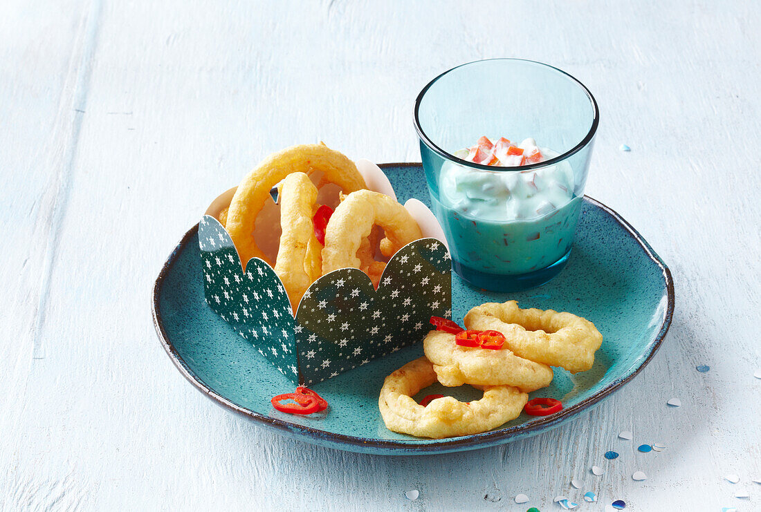 Fried onion rings