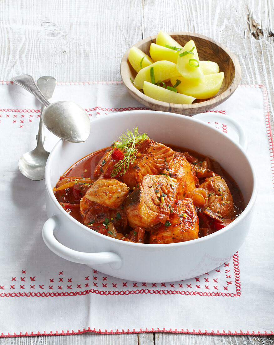 Hungarian fish stew