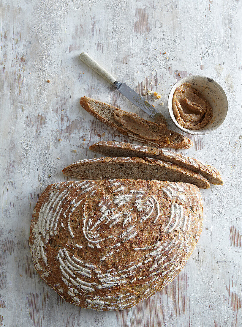 Traditional sourdough bread