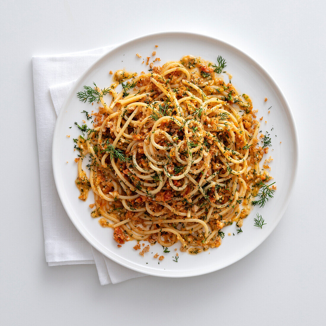 Spaghetti mit Fenchel und getrockneten Tomaten