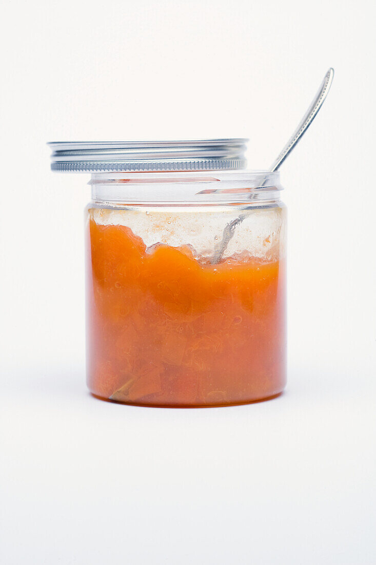 Apricot and clove compote