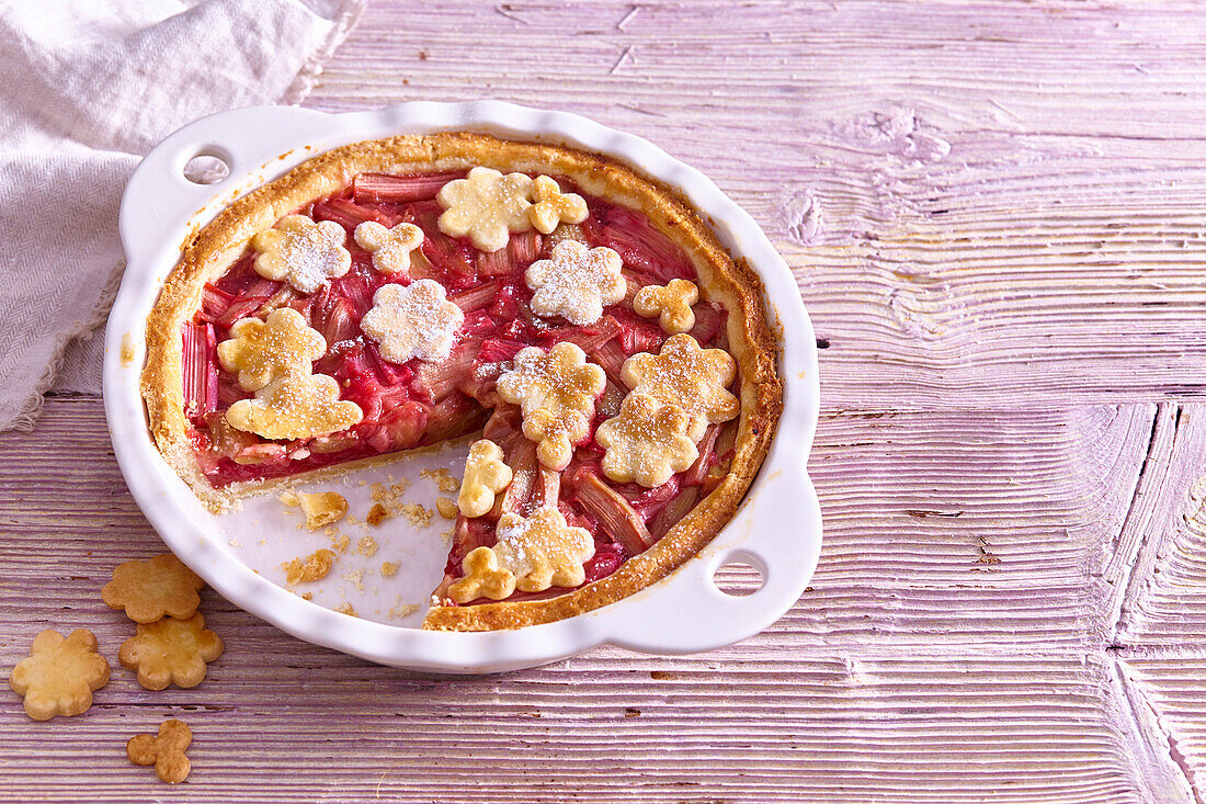 Rhubarb pie