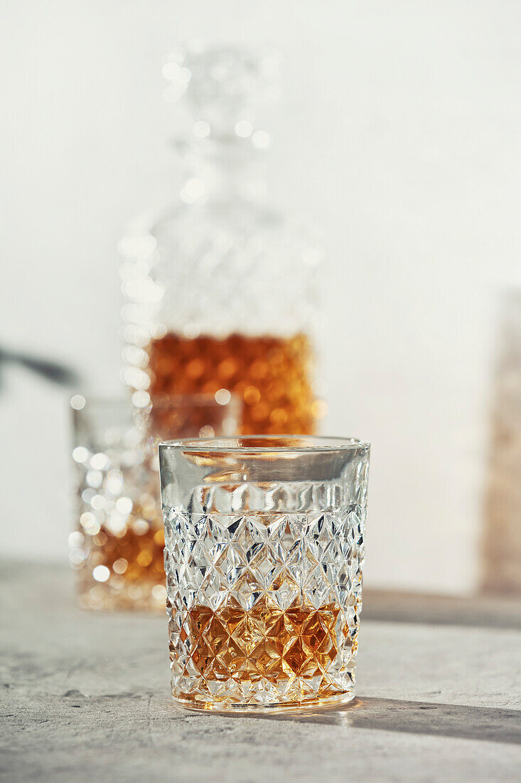 Whiskey with ice