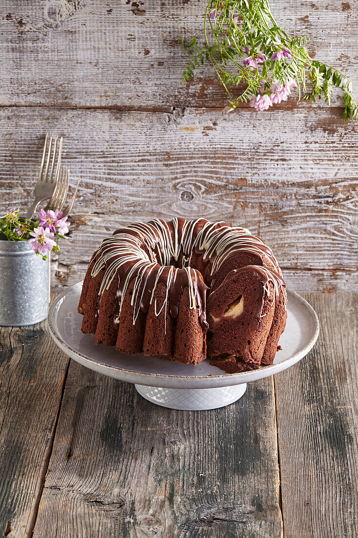 Schokoladen-Fancy Bread mit Cremefüllung