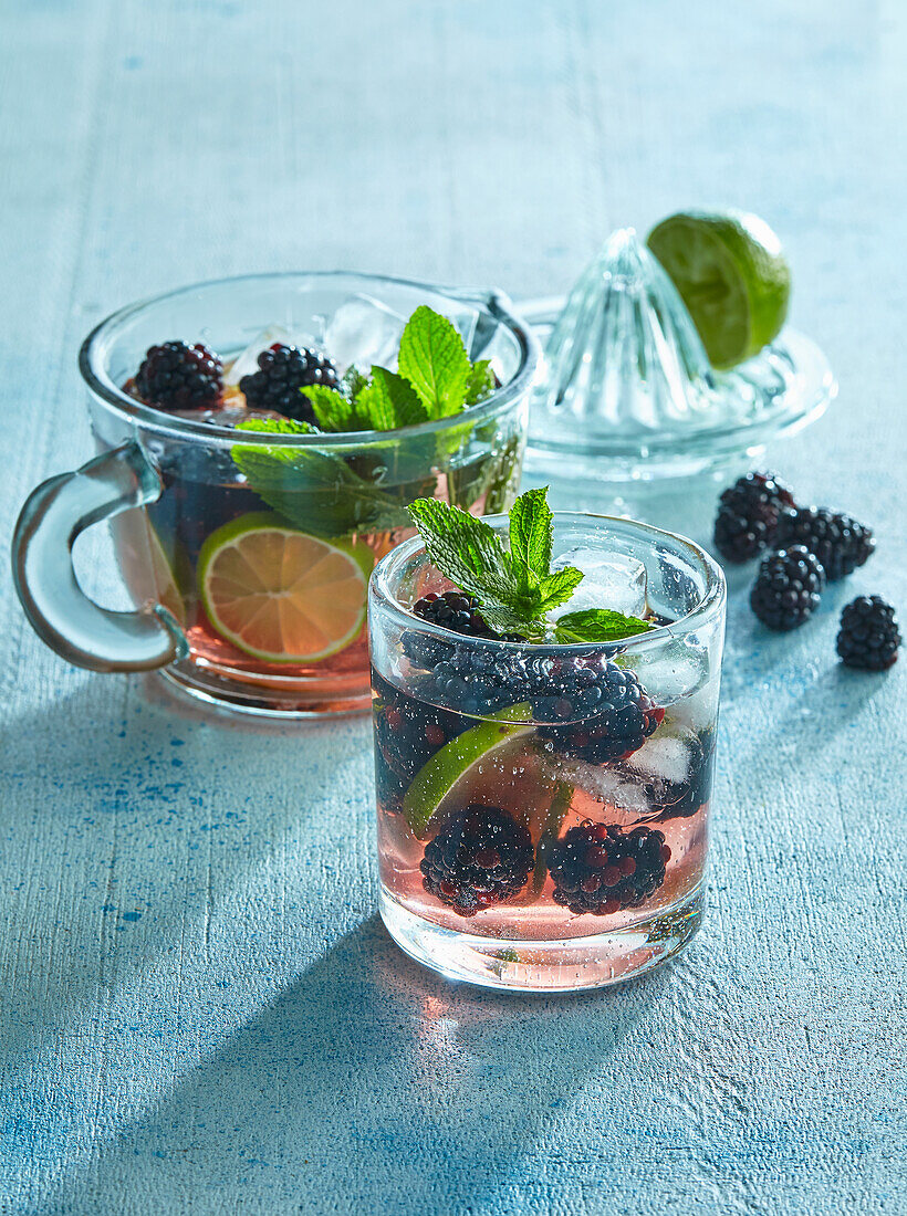 Brombeer-Mojito