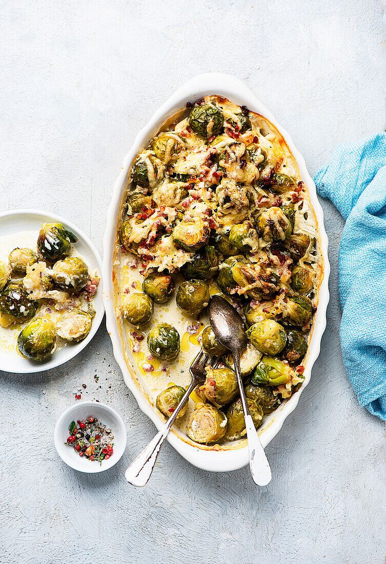 Brussel sprout gratin