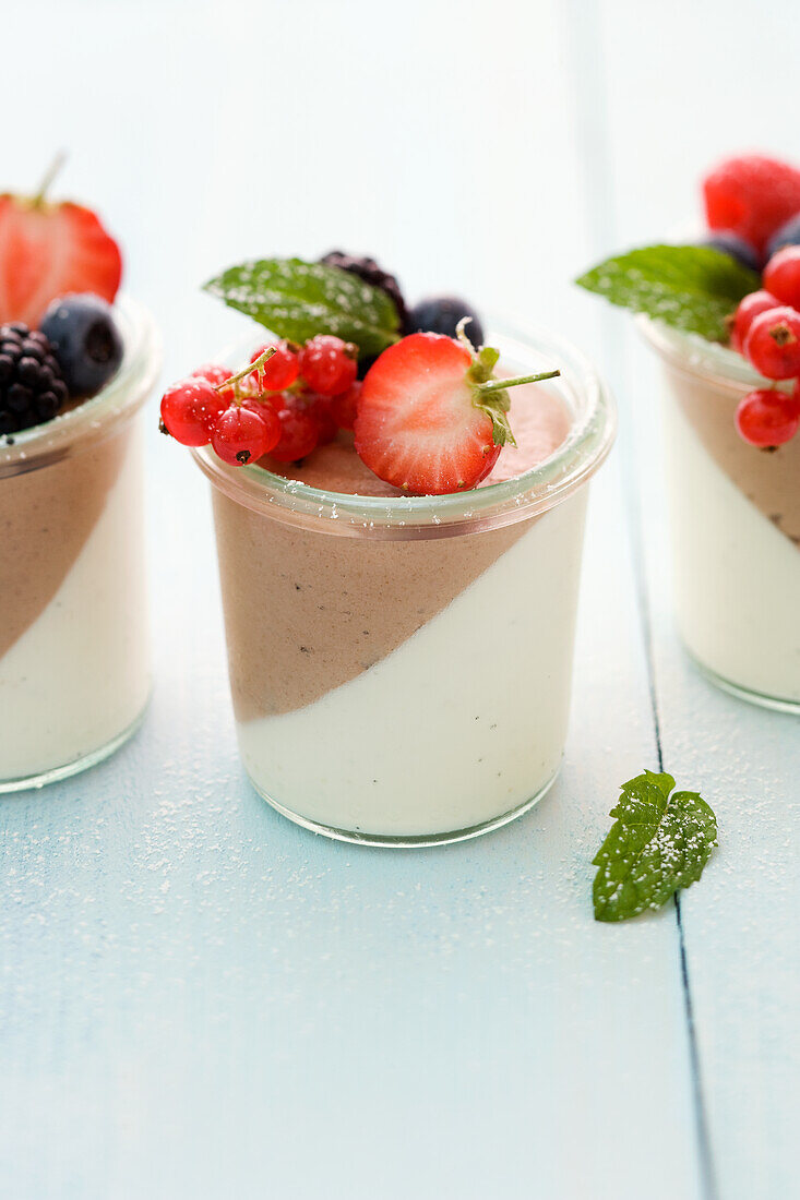 Yoghurt and toblerone mousse