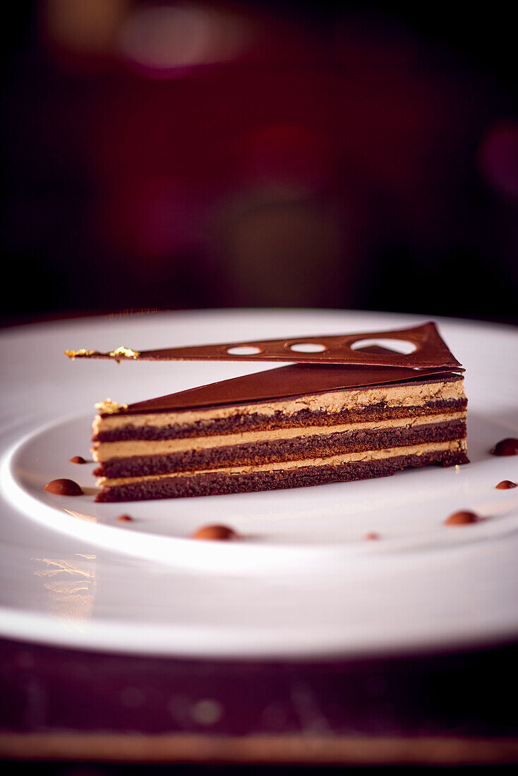 Opera (chocolate cake from France)