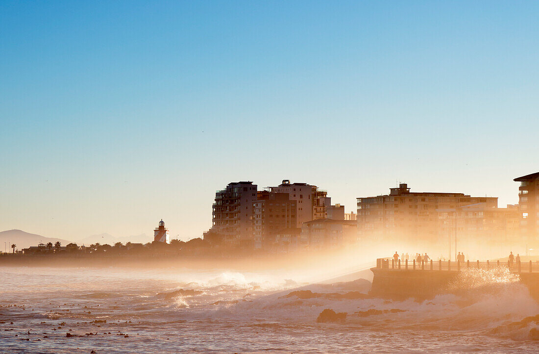 Fog over Sea Point, Cape Town, South Africa