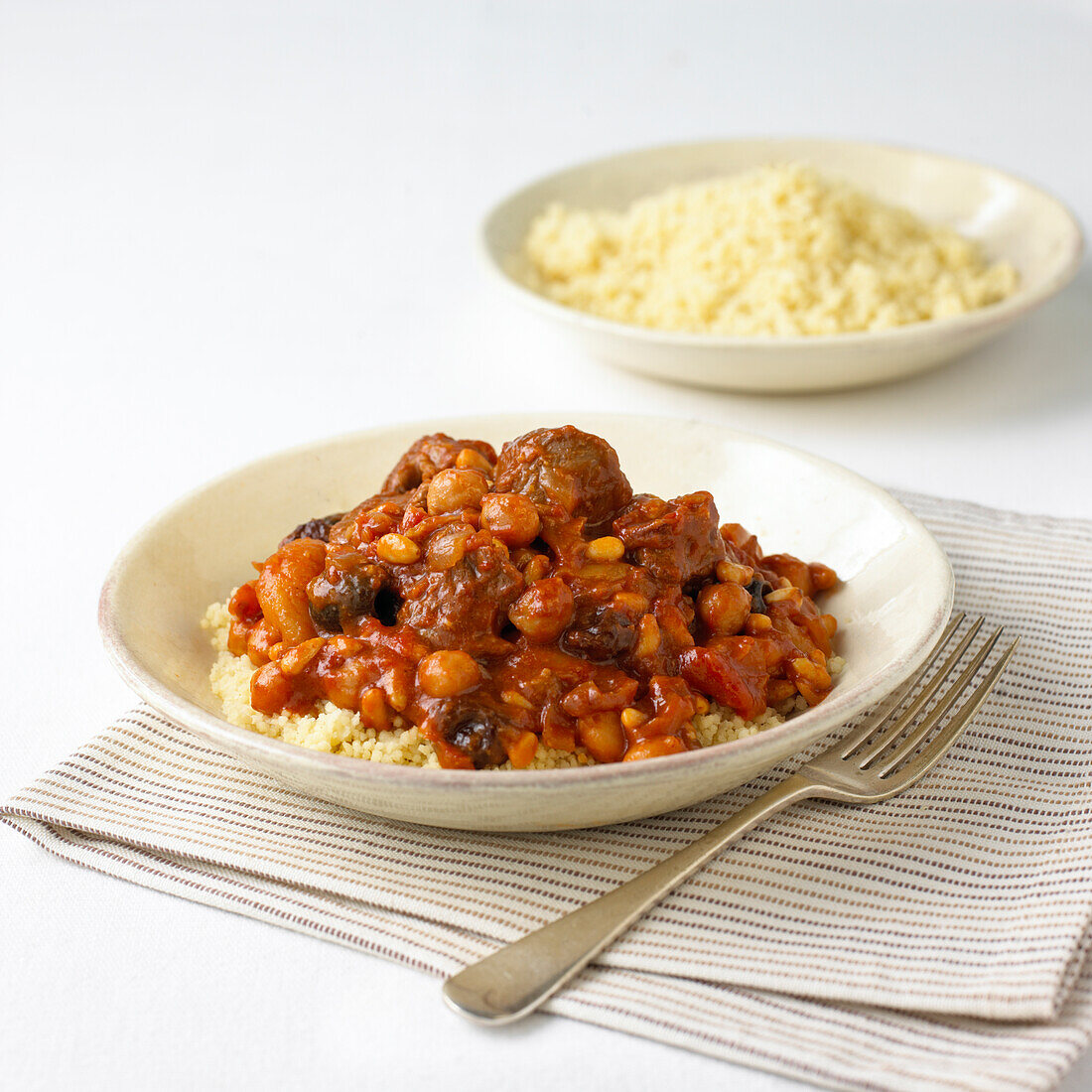 Lamb tagine and couscous