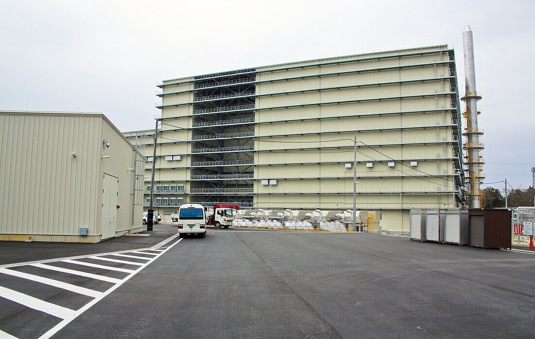 Waster incinerator plant, Fukushima, Japan