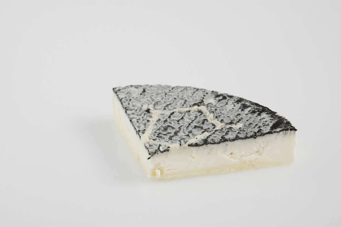 Slice of French Cathare goat's cheese