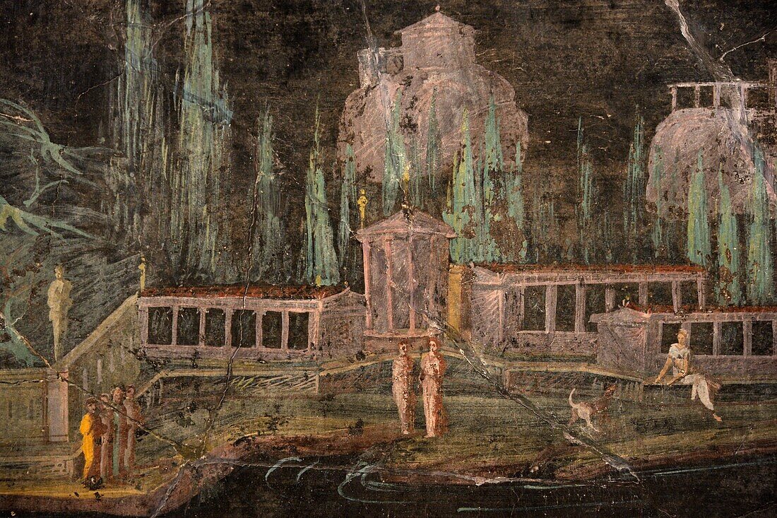 Architectural fresco, Pompeii.