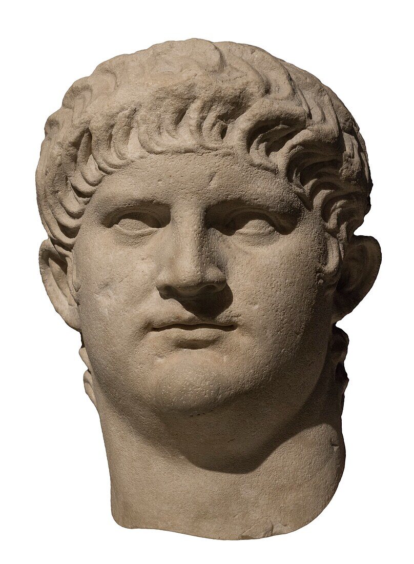 Emperor Nero, statue.