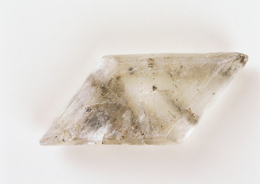Single gypsum crystal