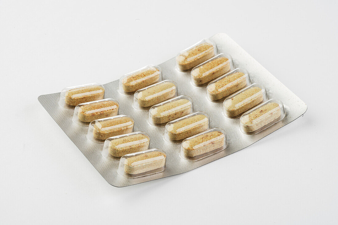 Antioxidant capsules in blister pack