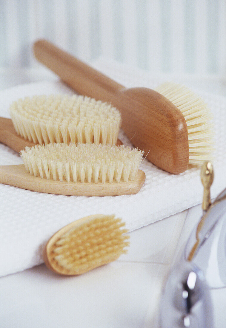 Selection of natural bristle brushes