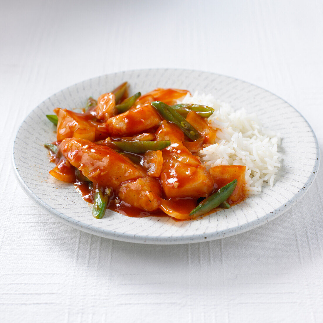 Sweet and sour stir-fried fish with ginger