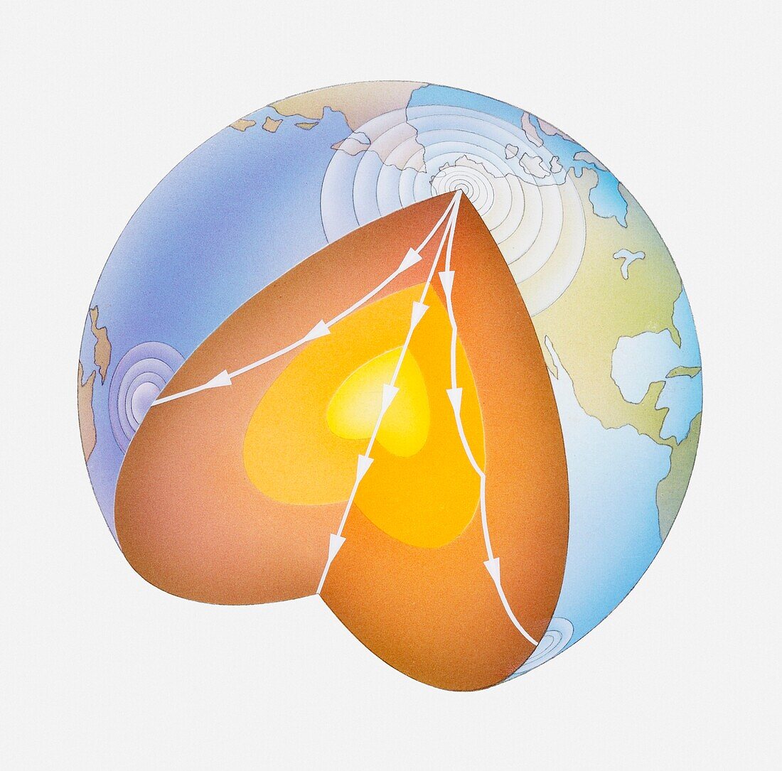 Seismology, illustration