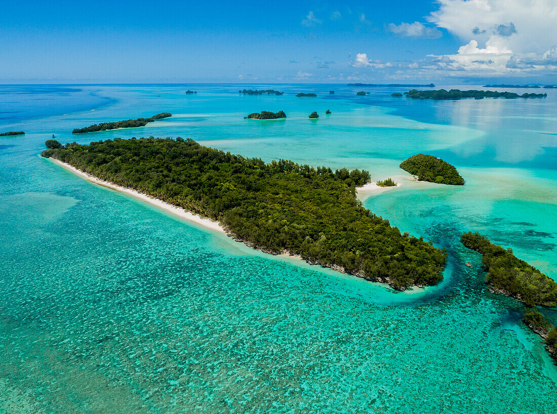 Rock Islands, Palau, aerial photograph