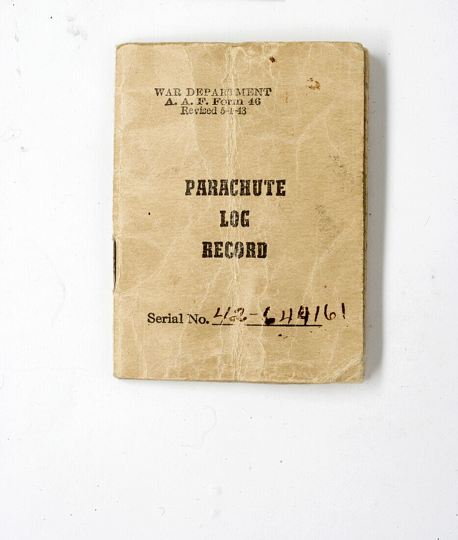 Parachute log record book