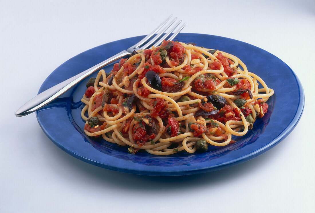 Spaghetti with harlot's sauce