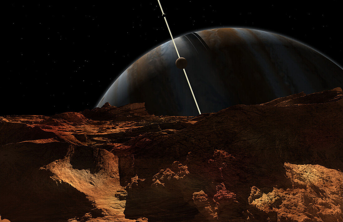 Exoplanet Ogle 2006-BLG-109L b, illustration