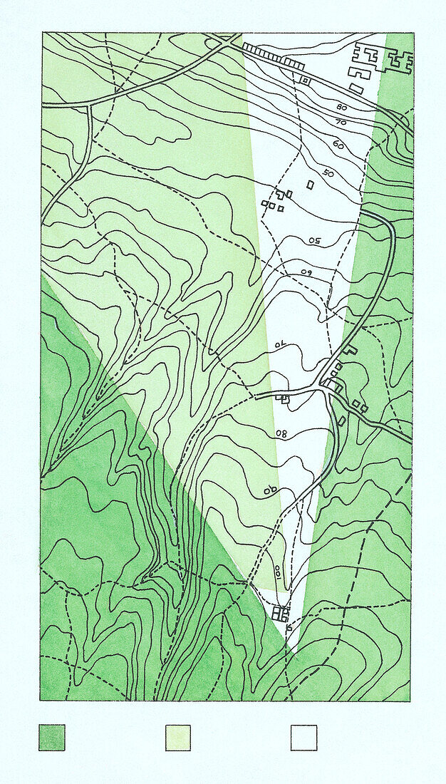 Line-map of field