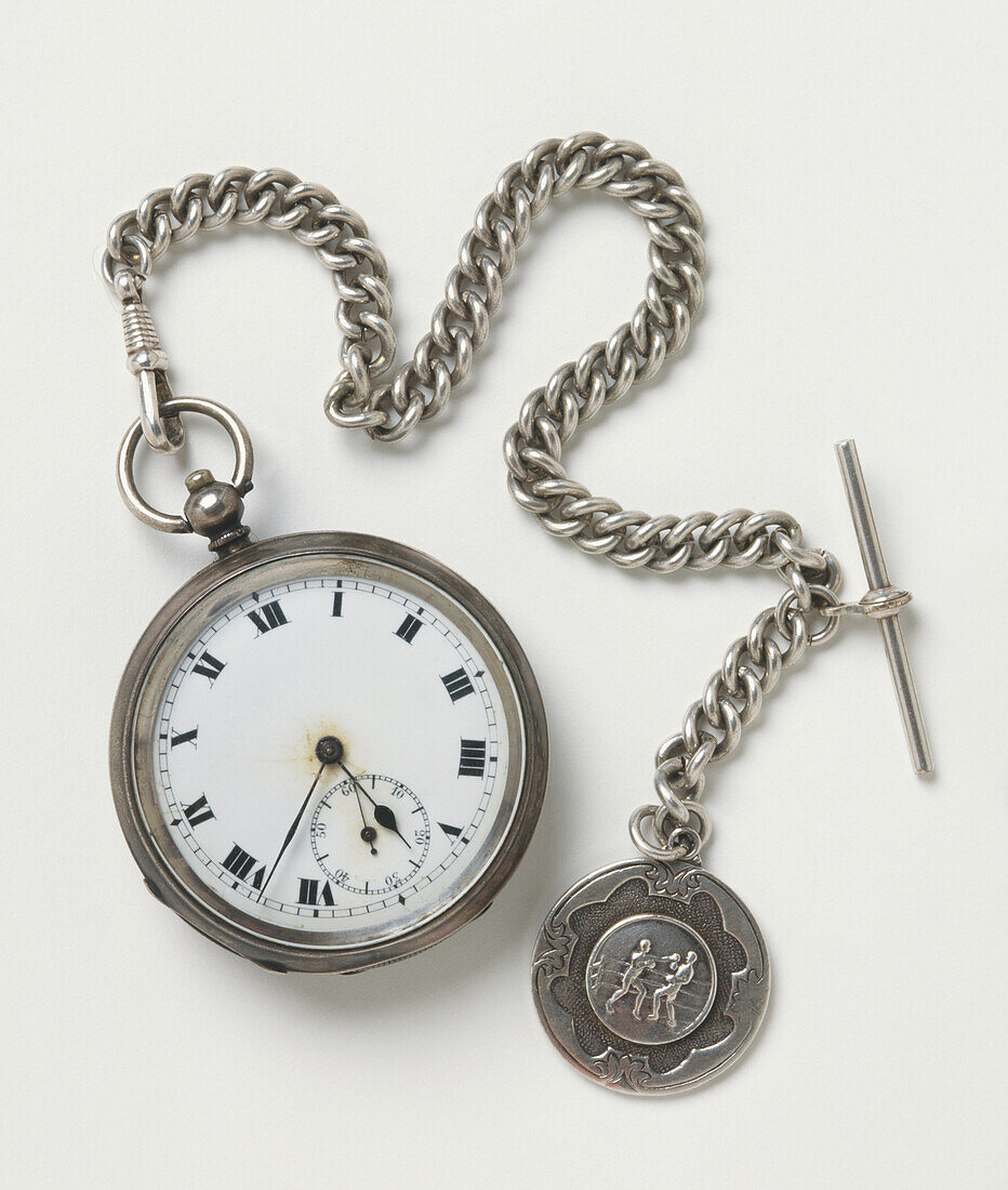 Pocket watch with roman numerals
