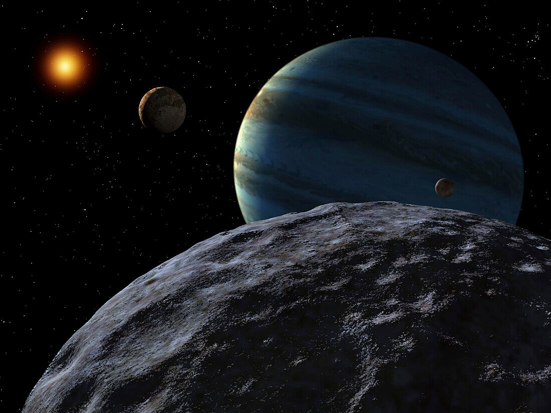 Exoplanet HIP 5158 b, illustration